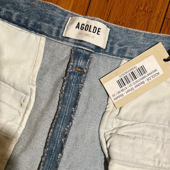 NWT Agolde Becker Shorts in Rotate Size 32 - Picture 8 of 15